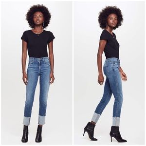 Mother Pony Boy Ankle Fray Jeans